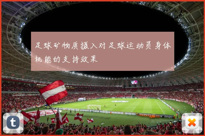 足球矿物质摄入对足球运动员身体机能的支持效果